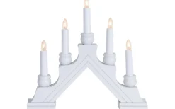 Karin Adventsljusstake Vit 28cm