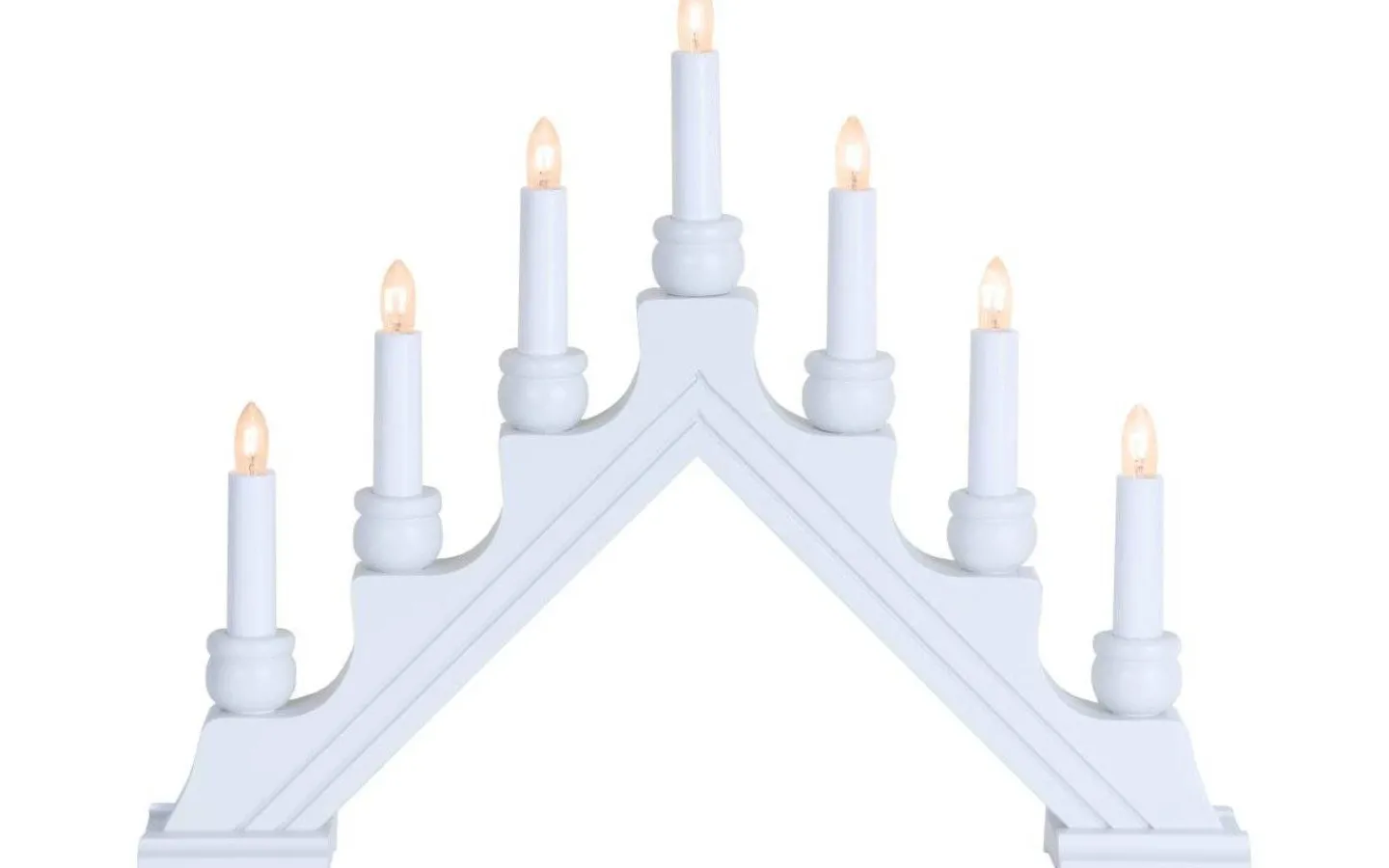 Visa Alla Adventsljusstakar|Adventsljusstakar 31-60 Cm<Star Trading Karin Adventsljusstake Vit 34cm