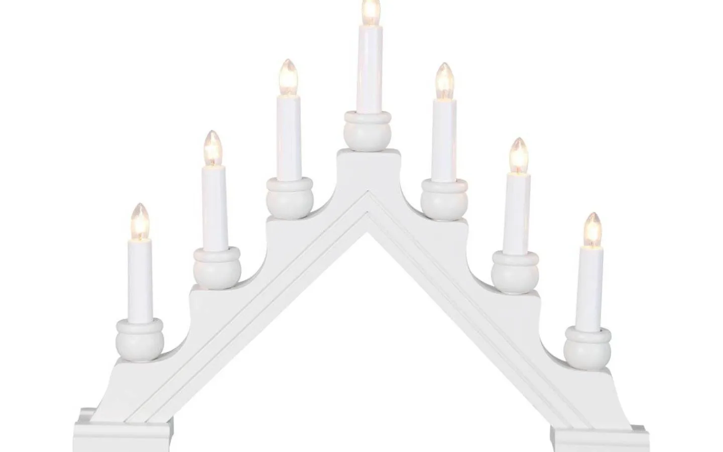 Visa Alla Adventsljusstakar|Adventsljusstakar 31-60 Cm<Star Trading Karin Adventsljusstake Vit 34cm