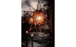 Visa Alla Julstjärnor|Julstjärnor Med Sladd<Globen Lighting Karin Julstjärna 70cm Brun