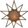 Karin Julstjärna 45cm Brun