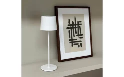 Dyberg Larsen Karl Uppladdningsbar Bordslampa 37cm LED 3000K 2W Vit IP44* Uppladdningsbara Lampor Utomhus|Uppladdningsbara Lampor Utomhus