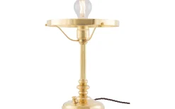 Lampfötter|Bordslampor<Karlskrona Lampfabrik Karlfeldt - Mässing