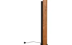 Trio Lighting Karuni Golvlampa 3xE27 matt svart/trä* Golvlampor