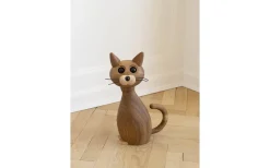 Spring Copenhagen Katt Big Lucky Trädekoration 38cm Ek/Lönn* Trädekorationer