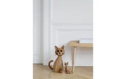 Spring Copenhagen Katt Big Lucky Trädekoration 38cm Ek/Lönn* Trädekorationer