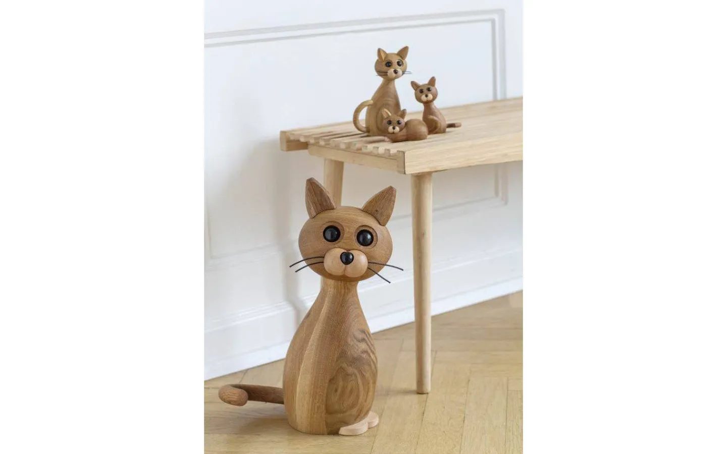 Trädekorationer<Spring Copenhagen Katt Lucky Trädekoration 15,9cm Ek