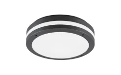 Taklampor Utomhus<Reality Kendal Plafond LED antracit IP54