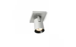 Rendl Kenny I Takspotlight 11cm Aluminium/Svart* Takspot Med 1 Lampa
