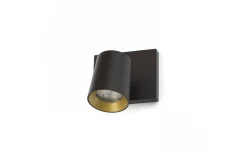Takspot Med 1 Lampa<Rendl Kenny I Takspotlight 11cm Svart/Guld