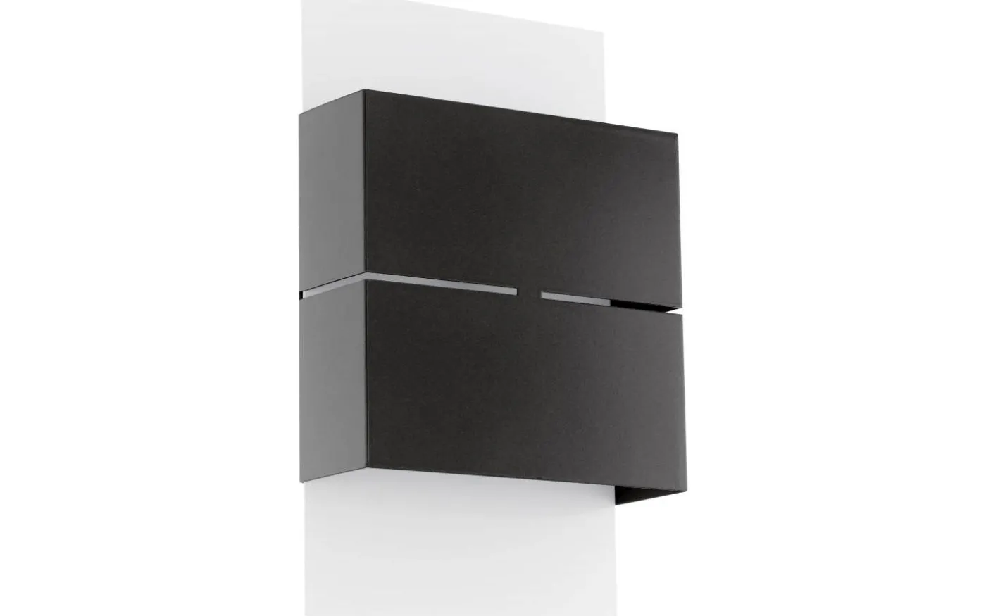 Kibea Fasadlampa LED 3000K 2x2,5W Antracit IP44