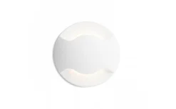 Infälld Murbelysning<Rendl Kick II Vägglampa Vit