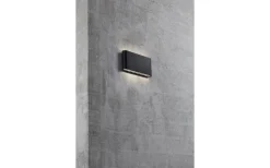 Kinver Vägglampa LED 3000K 12W Svart IP54