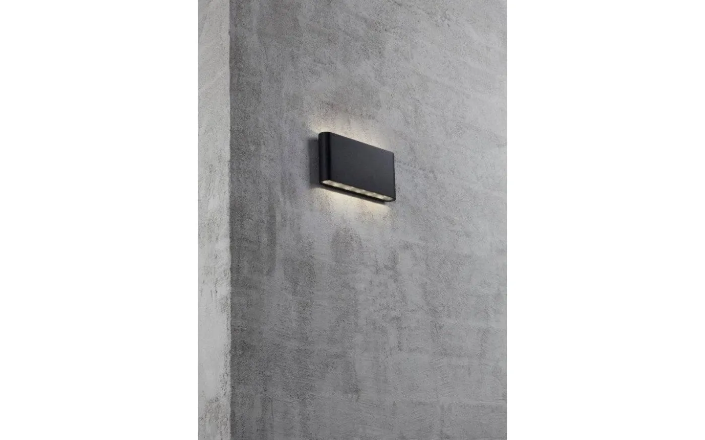 Kinver Vägglampa LED 3000K 12W Svart IP54