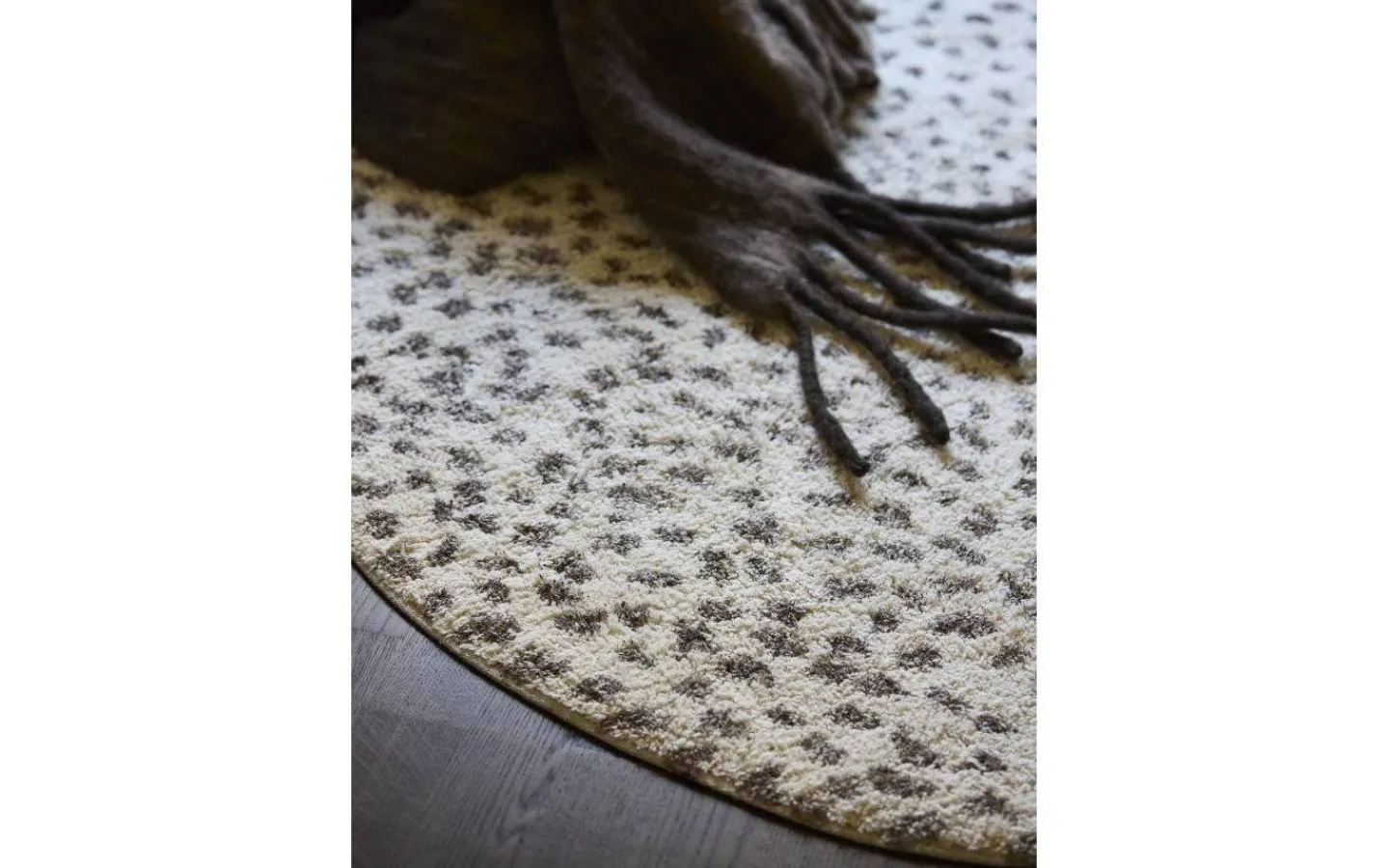 Svanefors Kirk Matta Ø160cm Offwhite* Lugg- & Ryamattor