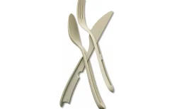 Klikk Bestickset 3 delar Beige