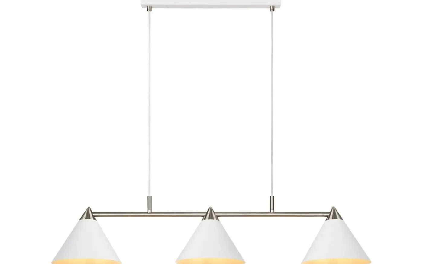 Klint Taklampa 98cm 3L Vit/Stål