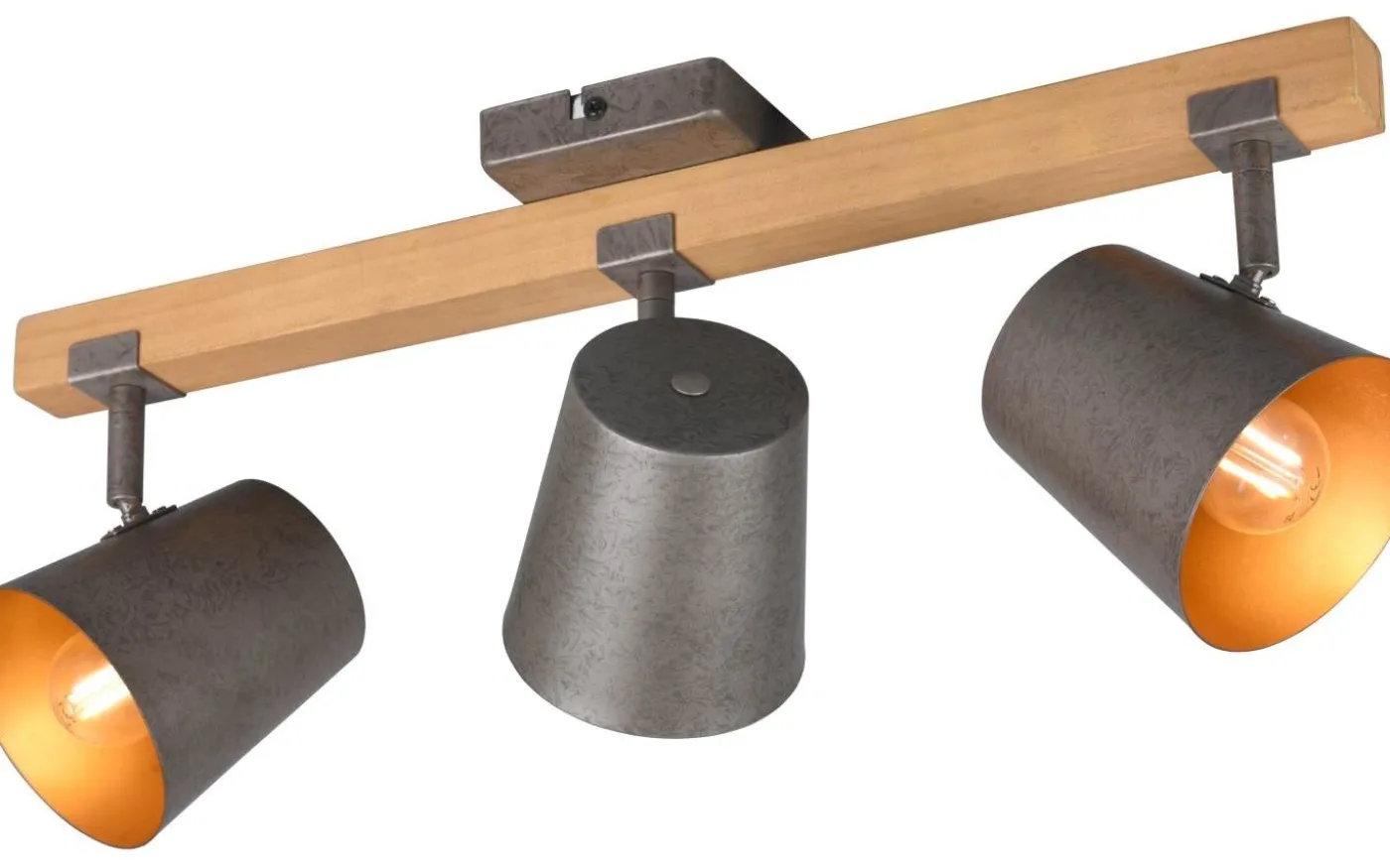 Klock Spotlight 3-delad E14 antik stål