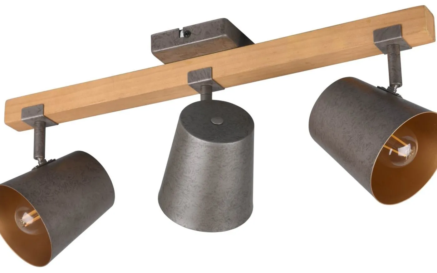 Klock Spotlight 3-delad E14 antik stål