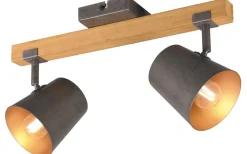 Klock Spotlight 2-delad E14 antik stål