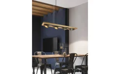 Avlånga Taklampor<Trio Lighting Klockpendel 4-delad E14 antik stål