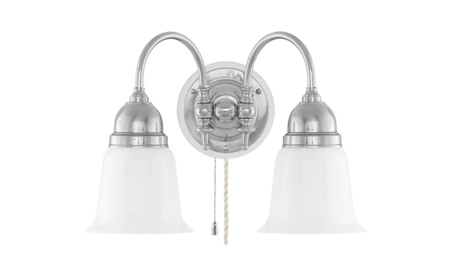 Reservglas Och Reservdelar<Karlskrona Lampfabrik Klockskärm 60/130 - Vitt överfångsglas