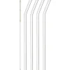 Leonardo Knik Sugrör i Glas 23cm 4-pack* Kökstillbehör