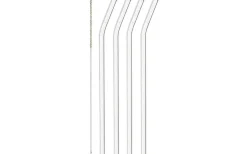 Leonardo Knik Sugrör i Glas 23cm 4-pack* Kökstillbehör