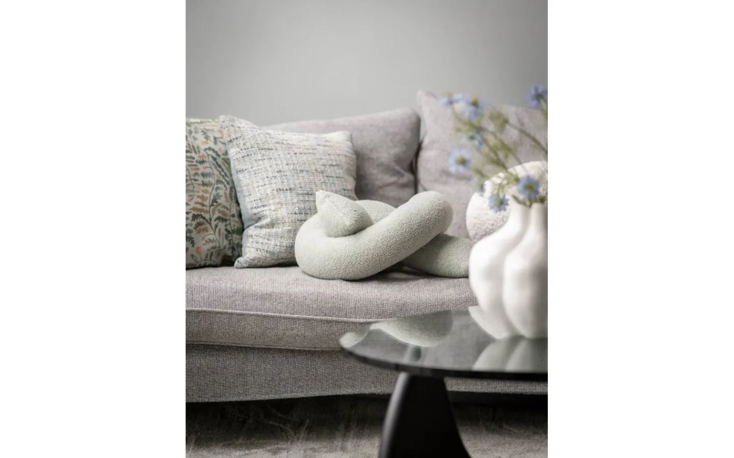 Fyllda Kuddar<Svanefors Knut Prydnadskudde Ljus Turkos 45x30x20cm