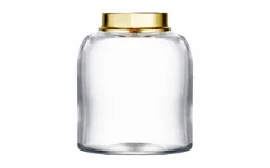 Reservdelar Fotogenlampor<Karlskrona Lampfabrik Koholmenoljehus 6''' - Klart glas / Mässing