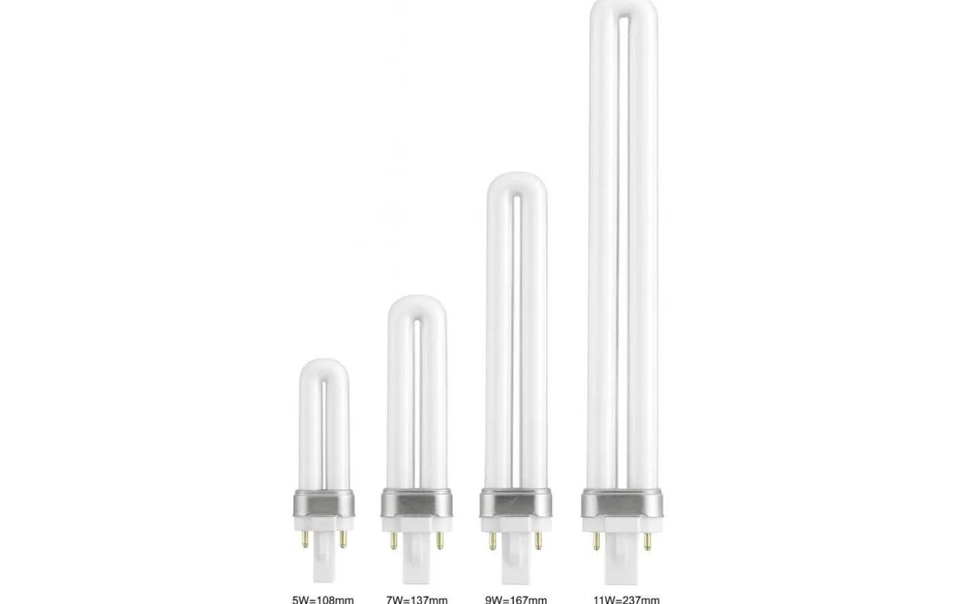 Kompaktlysrör PLS 2-pin G23 830 9W