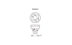 Unison Kompaktlysrör PLT 2-pin Gx24d-2 830 18W* Gx24D Plt Kompaktlysrör