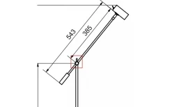 Belid Komplett Vridled Krom till Cato Golvlampa/Bordslampa* Reservglas Och Reservdelar