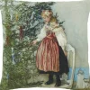 Kuddfodral|Inredning Jul<Svanefors Konfekt Kuddfodral Grön 45x45cm