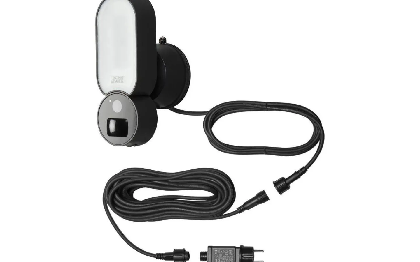 Konstsmide Smartlight 5W LED WiFi, Kamera, Högtal, Mikr IP54* Led Strålkastare