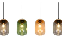 Korkpendel 4-delat E27 flerfärgat