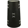 Oriva Kors Lampskärm Ø16cm Svart/Vit* Mönstrade Lampskärmar