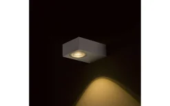 Korso I Vägglampa LED 3000K 5W Borstad Aluminium IP54