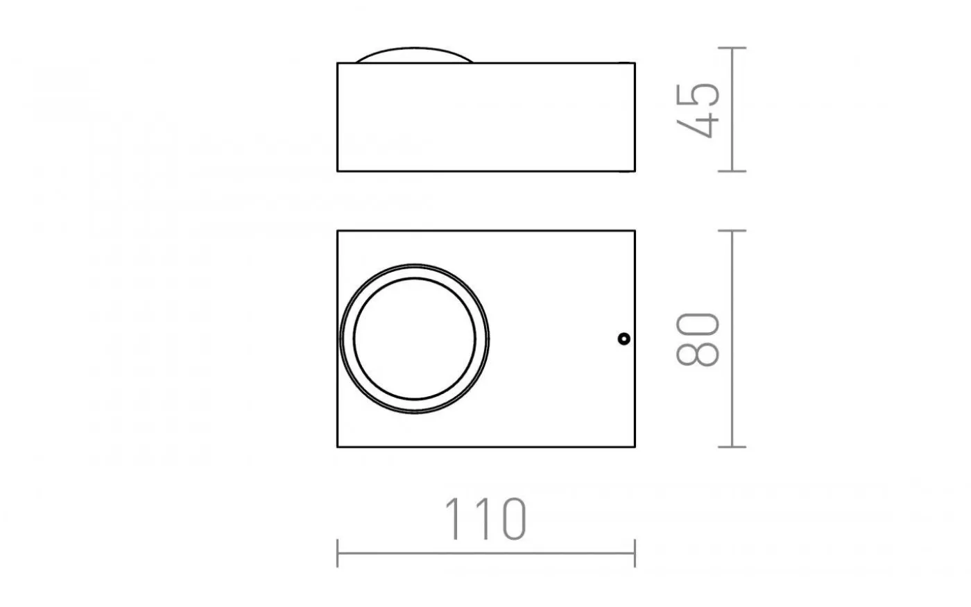 Korso I Vägglampa LED 3000K 5W Borstad Aluminium IP54