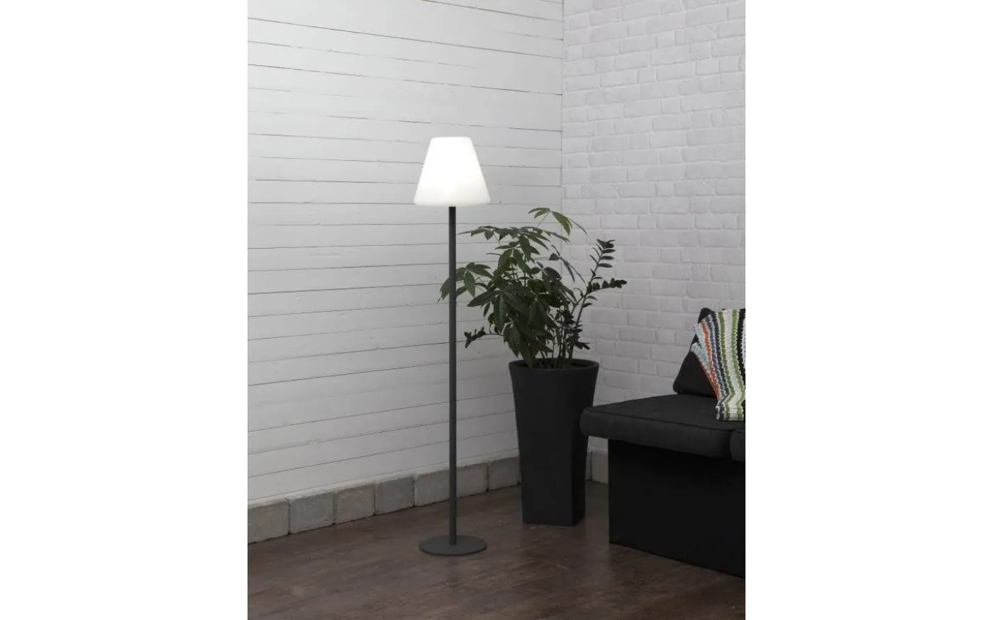 Kreta Golvlampa 150cm Grå IP65