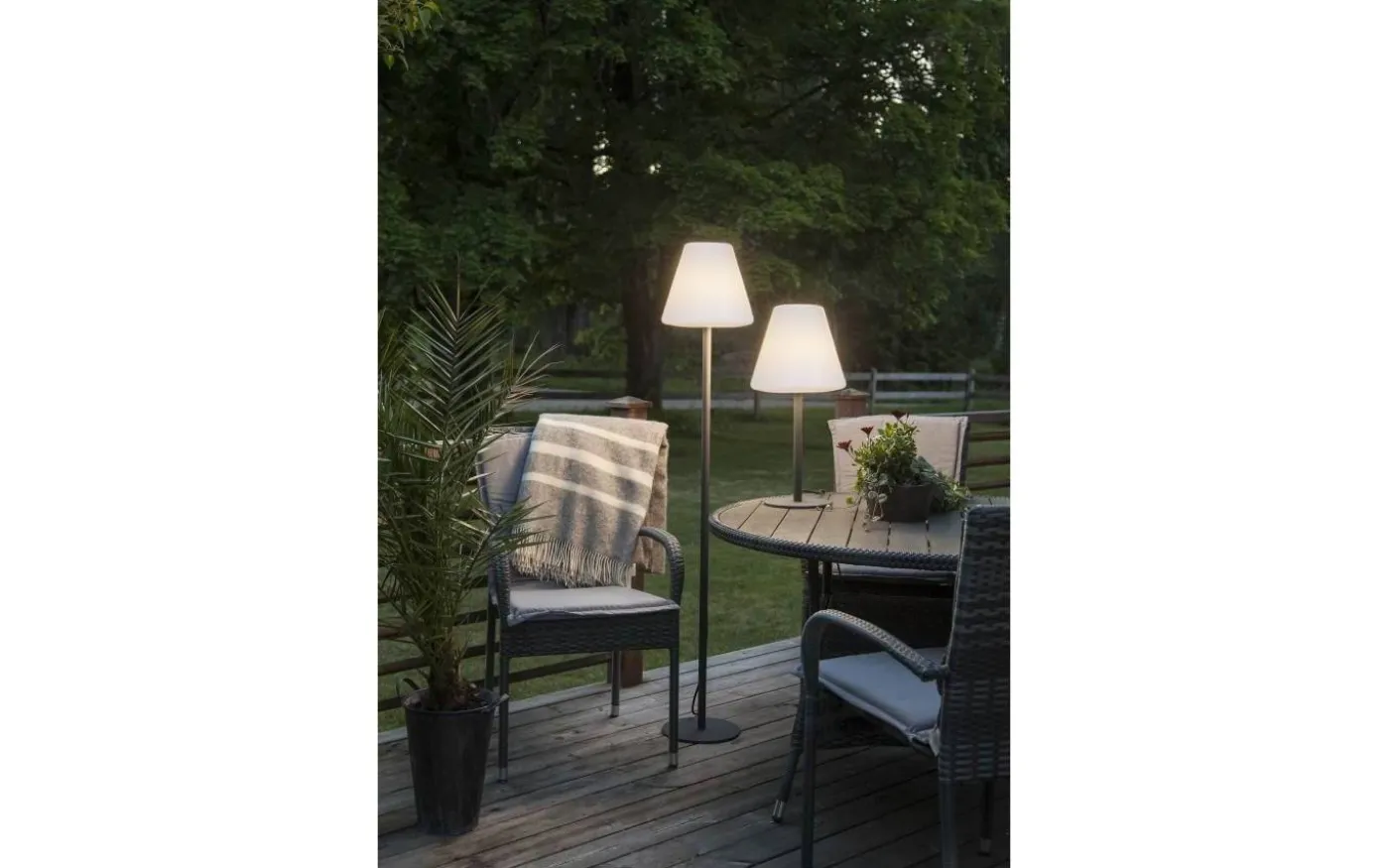 Kreta Golvlampa 150cm Grå IP65