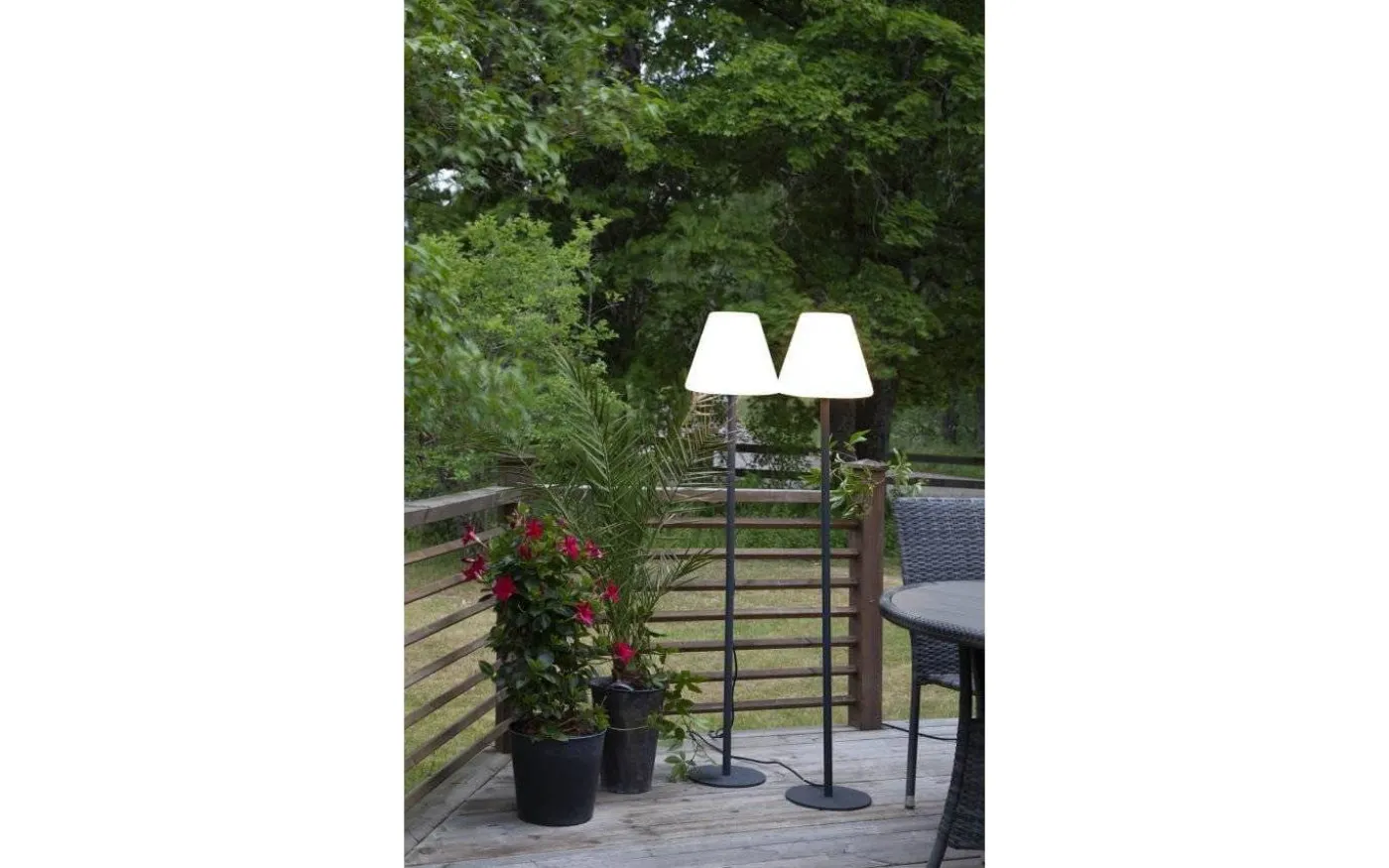 Kreta Golvlampa 150cm Grå IP65