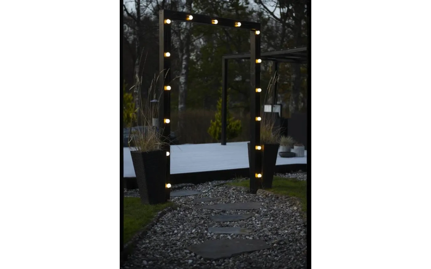 Konstsmide Kristallglans Ljusslinga 9,57m 30L Varmvit LED IP44* Ljusslingor Utomhus|Partyslingor Utomhus 230V