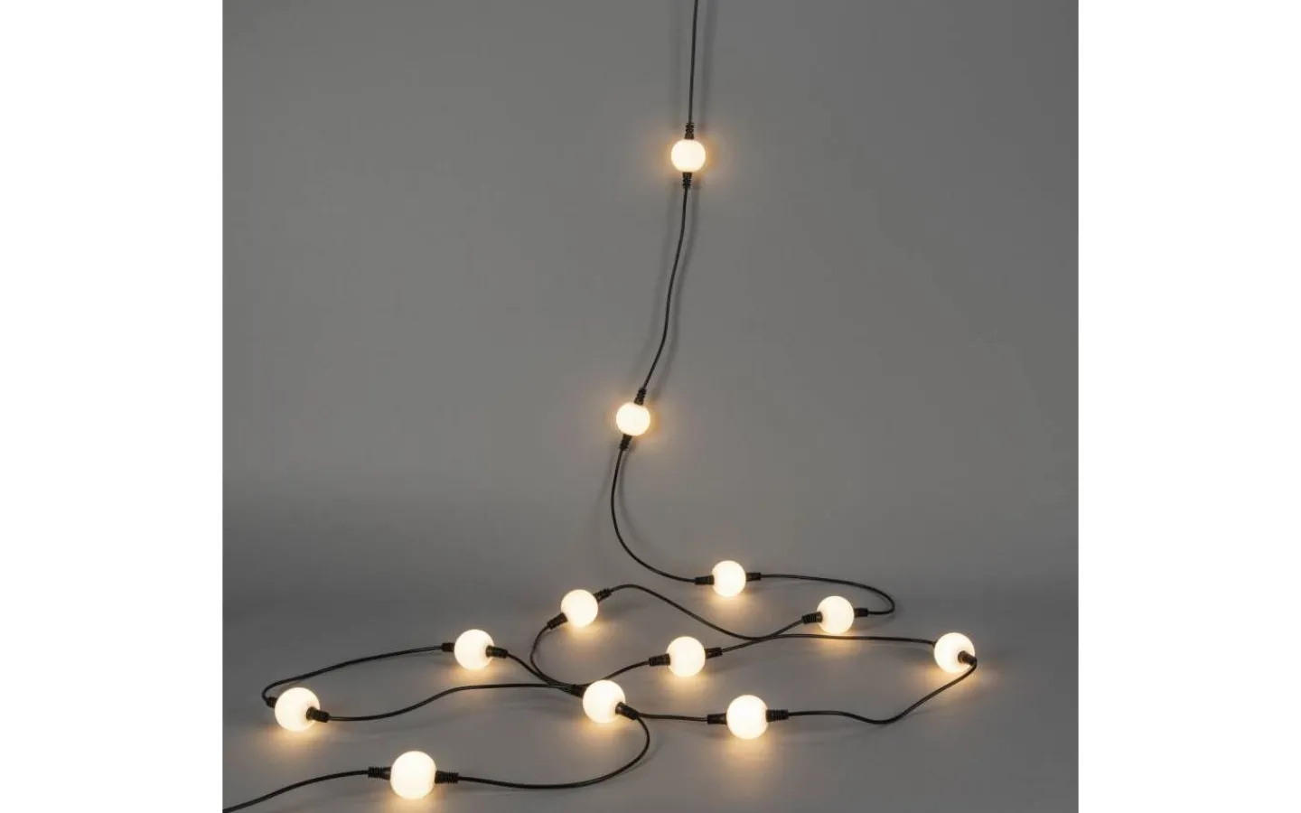 Konstsmide Kristallglans Ljusslinga 9,57m 30L Varmvit LED IP44* Ljusslingor Utomhus|Partyslingor Utomhus 230V