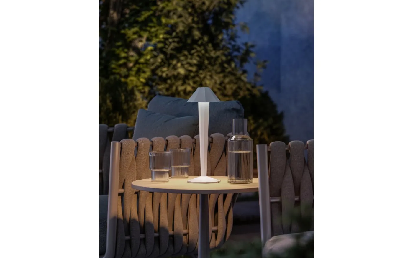 Krypton Batterilampa 34cm 2700/3000K Corten IP54