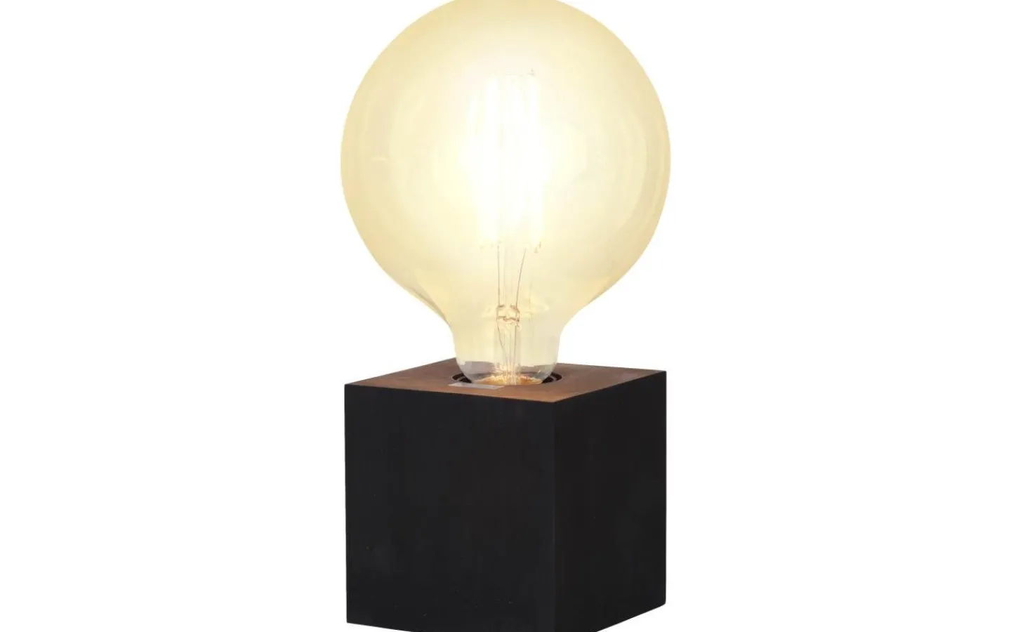 Bordslampor<Star Trading Kub Bordslampa 10cm Svart