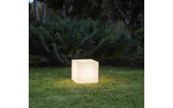 Golvlampor Utomhus<Star Trading Kub GardenLight 30 cm E27 IP65