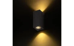 Rendl Kubi II Vägglampa LED 3000K 2x3W Antracitgrå IP54* Upp & Nedljus Lampor|Vägglampor Utomhus