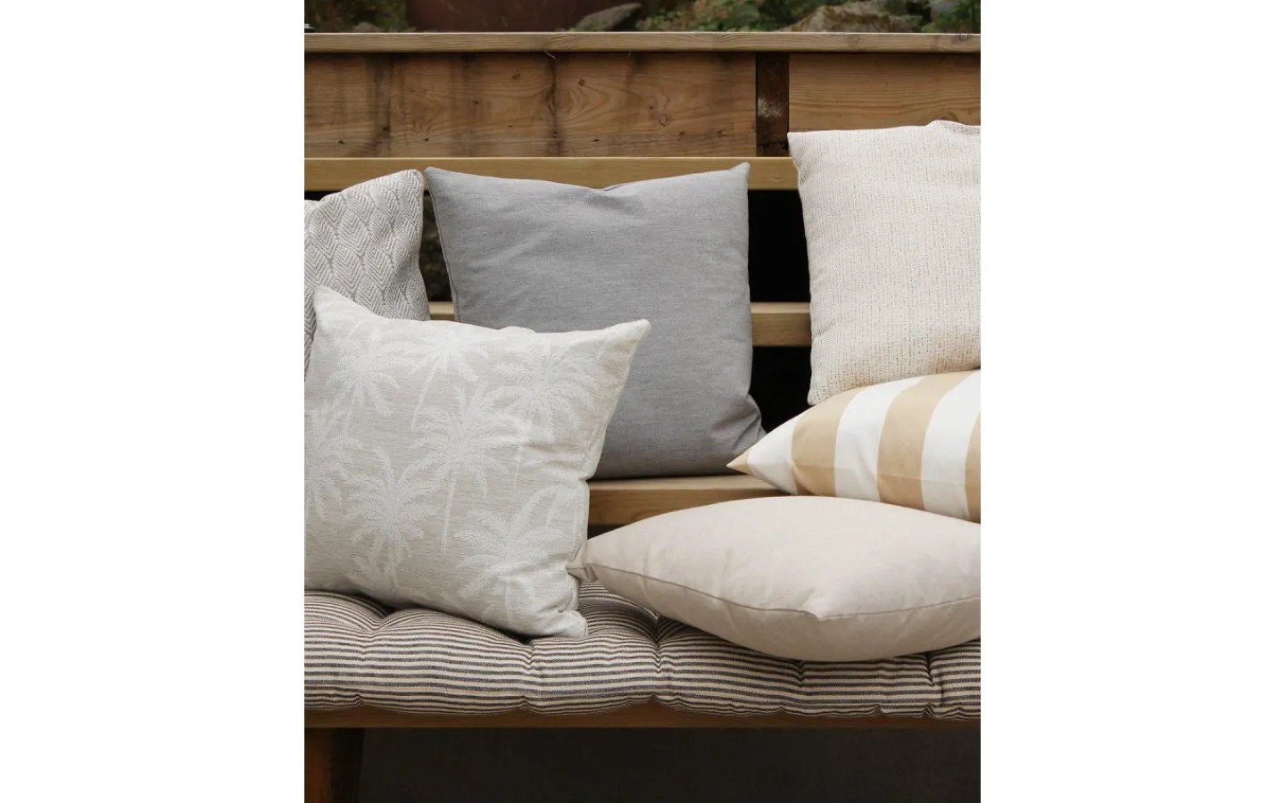 Svanefors Kuling Kuddfodral Beige 44x44cm Outdoor* Kuddfodral