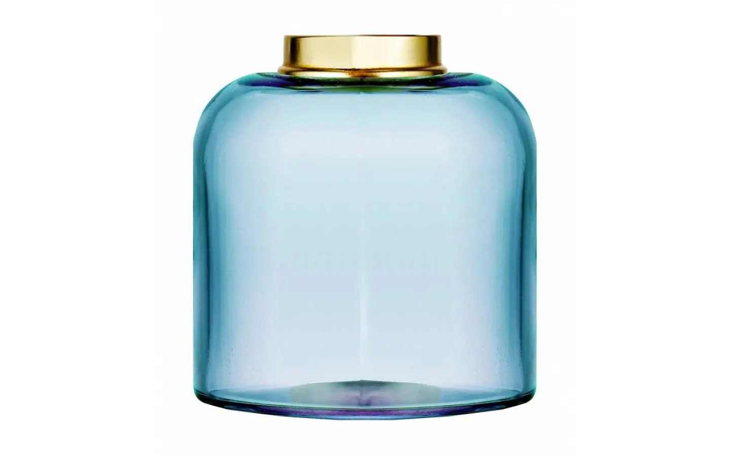 Karlskrona Lampfabrik Kungsholmenoljehus 14''' - Akvamarint glas / Mässing* Reservdelar Fotogenlampor